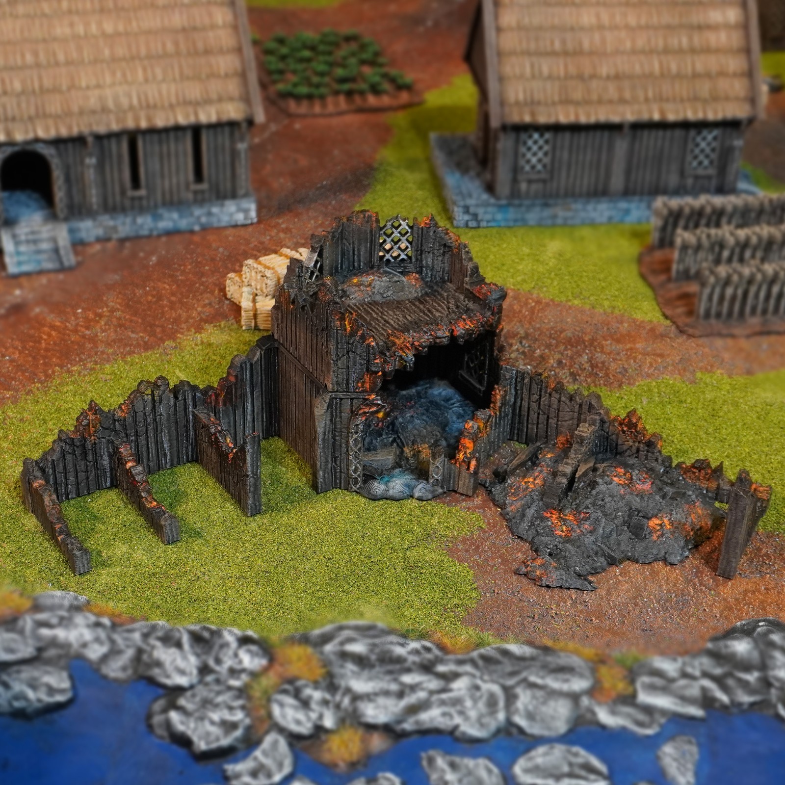 Royal Stable Ruin | Kingdom of Saxonia Vol 2 | 28mm Tabletop Terrain | Fantasy