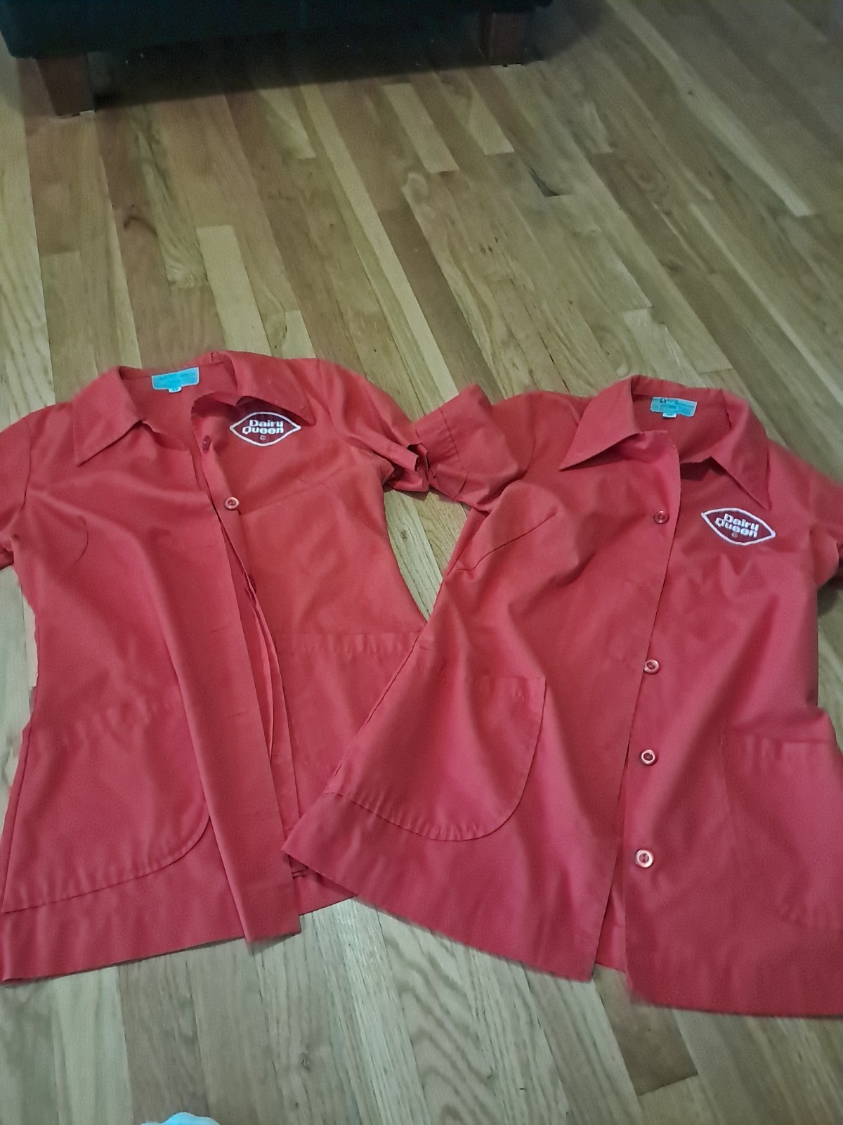 Vintage 1970's Angelica women's Size 34/small Dairy Queen Smocks Price For 2 Vintage 1970's Angelica women's Size 34/small Dairy Queen Smocks Price For 2