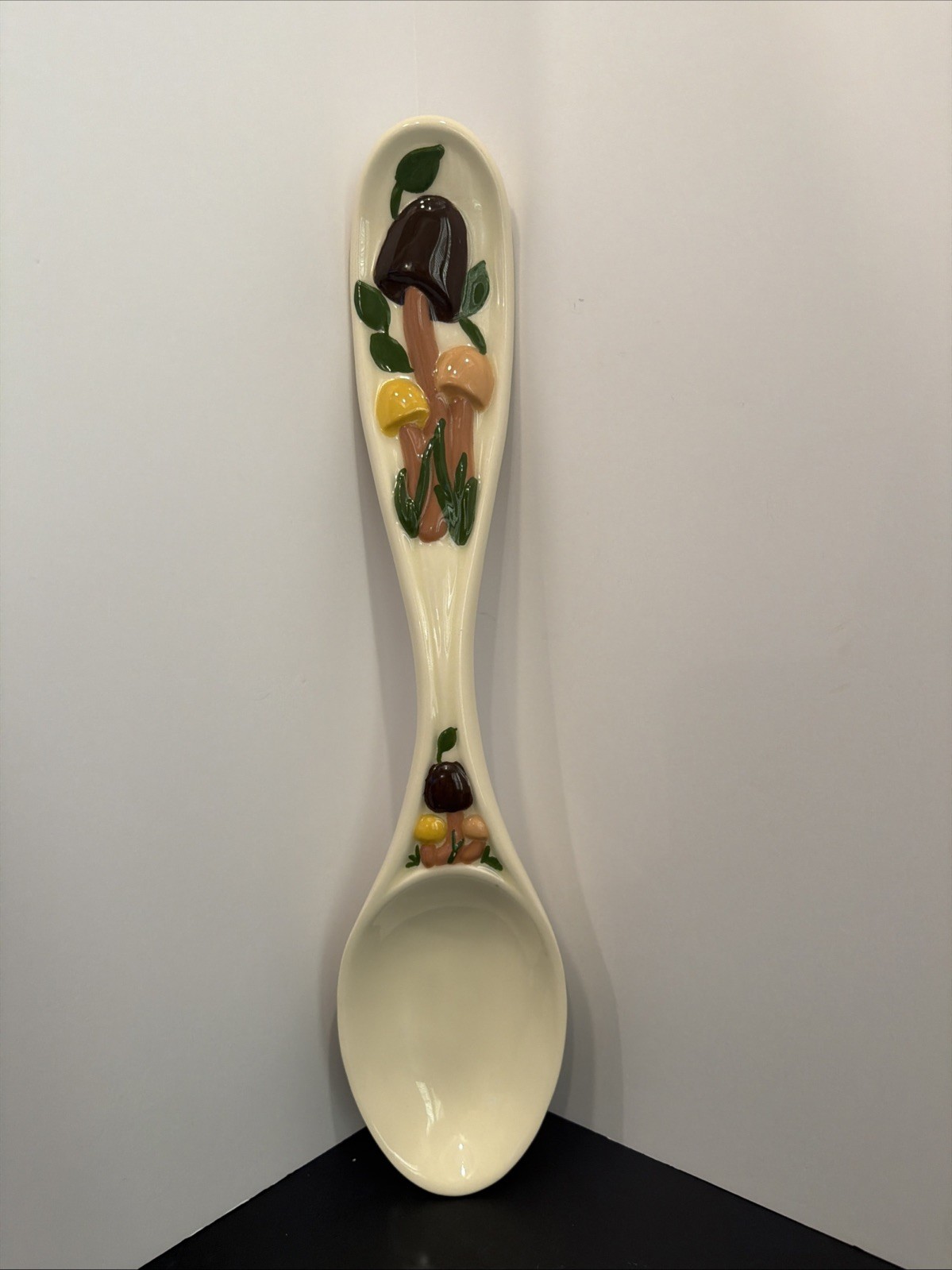 Vintage 1970’s Merry Mushroom Wall-Spoon Ceramic Arnel’s 17.5” Long