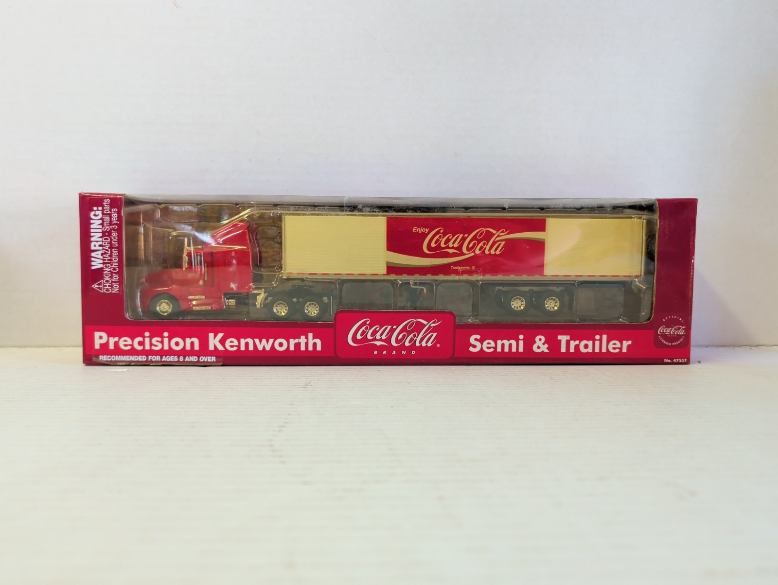 Gearbox Precision Kenworth Coca-Cola Semi  & Trailer Die Cast Metal  New 