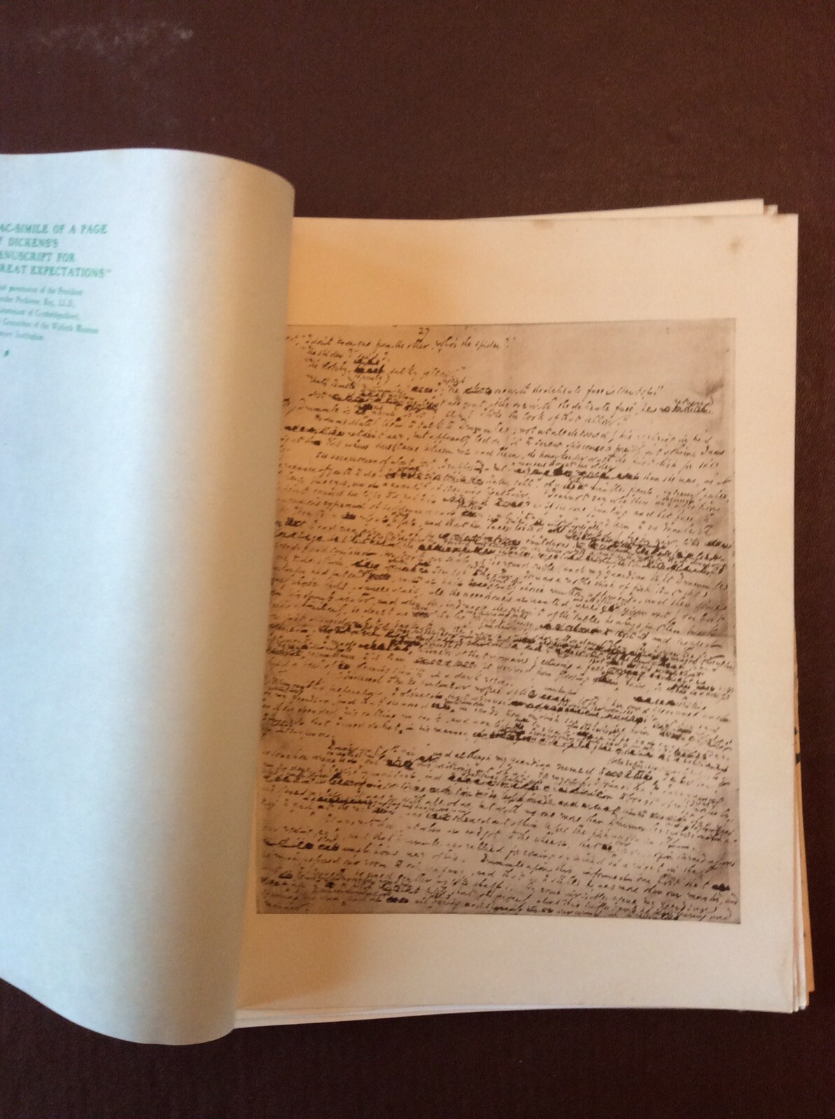 Kvc2  Edwardian Book Plate 1900s Charles Dickens Great Expectations Page