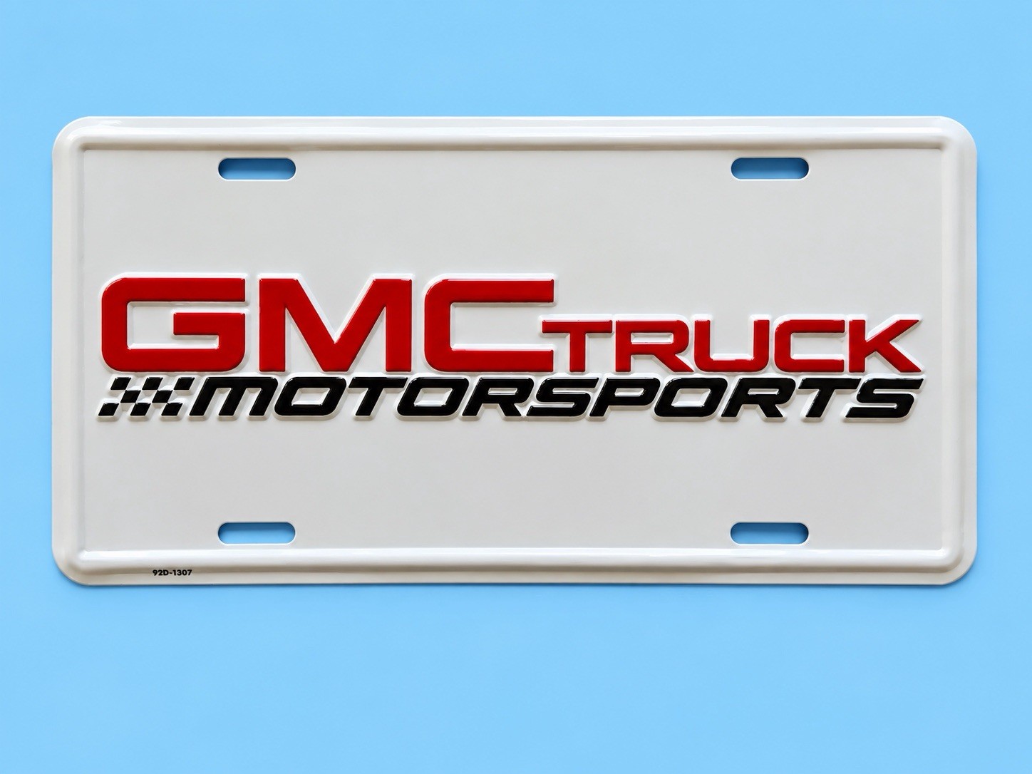 “GMC Truck Motorsports” Novelty License Plate. New Embossed.