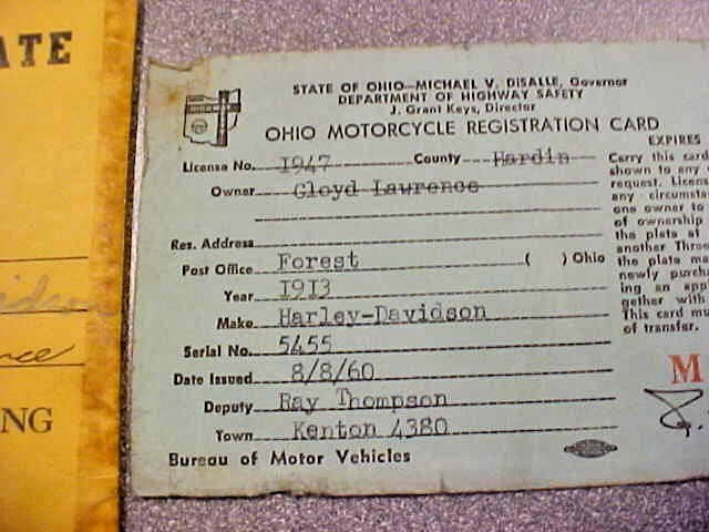 HARLEY 1913 HISTORICAL PAPER