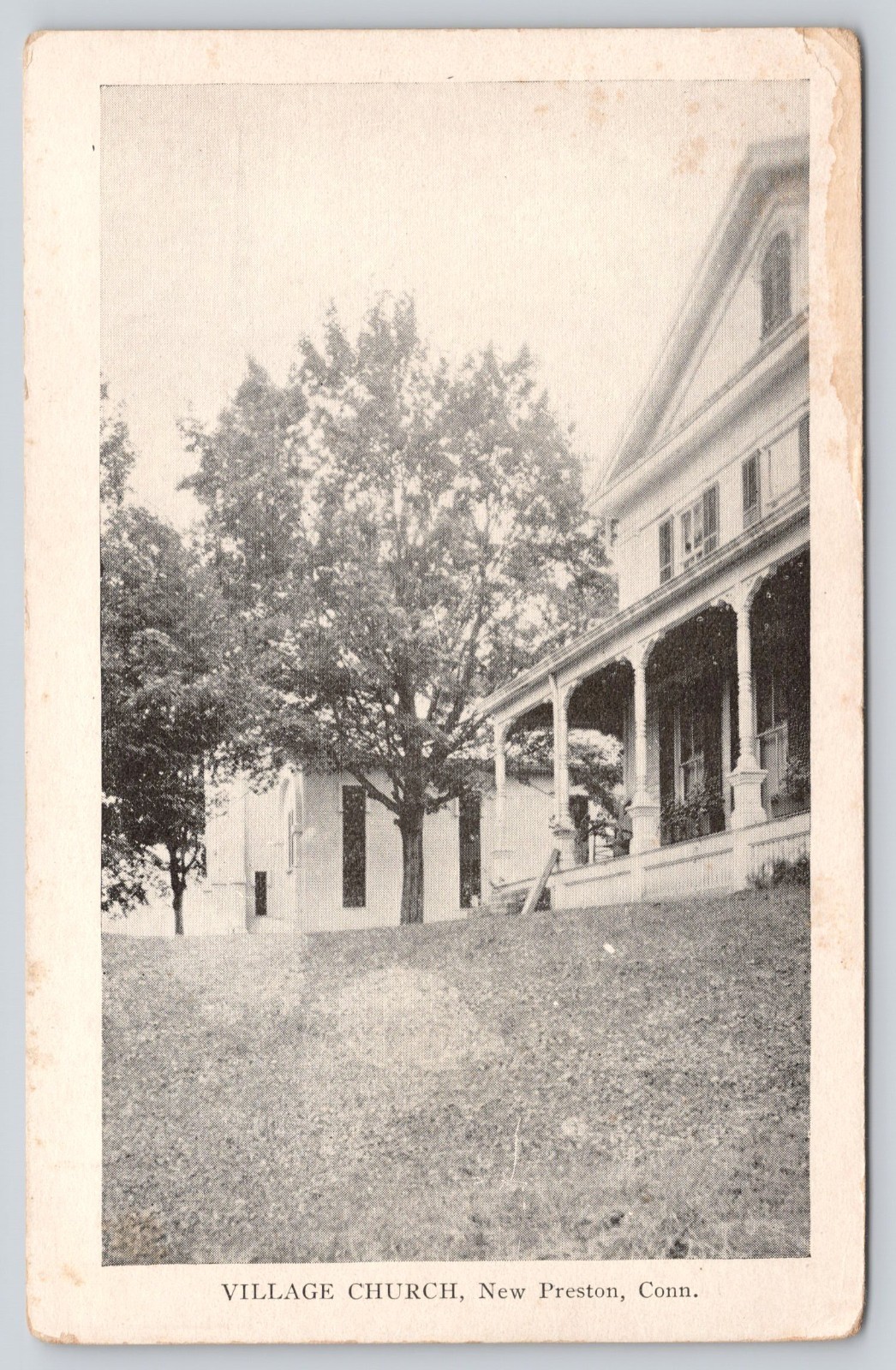 Village Church, New Preston CT Connecticut Postcard 1910s Unposted DB Village Church, New Preston CT Connecticut Postcard 1910s Unposted DB