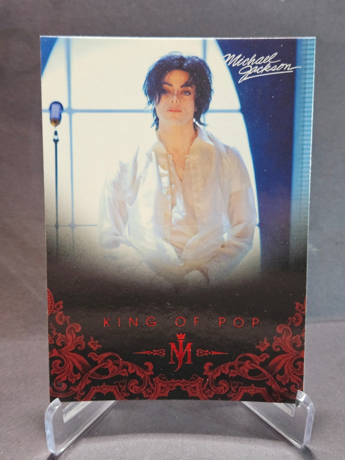 2011 Panini Michael Jackson #63 Michael was the first entertainer to have two