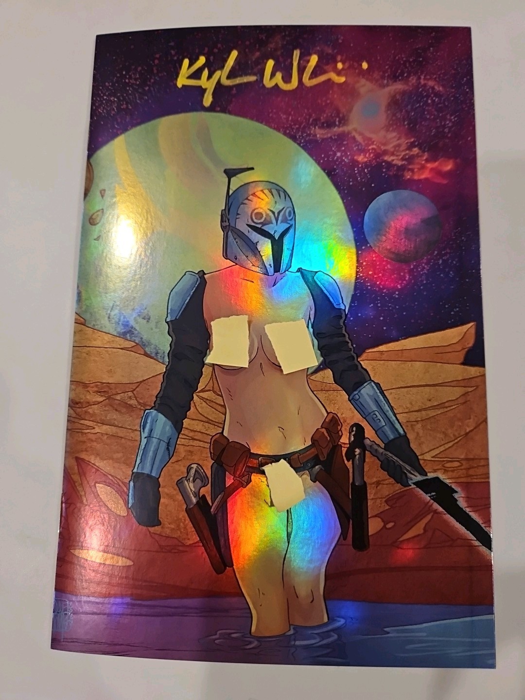 Random Acts Of Dopeneness 1 Bo Kitten Foil Nude Terrificon Signed Kyle Willis