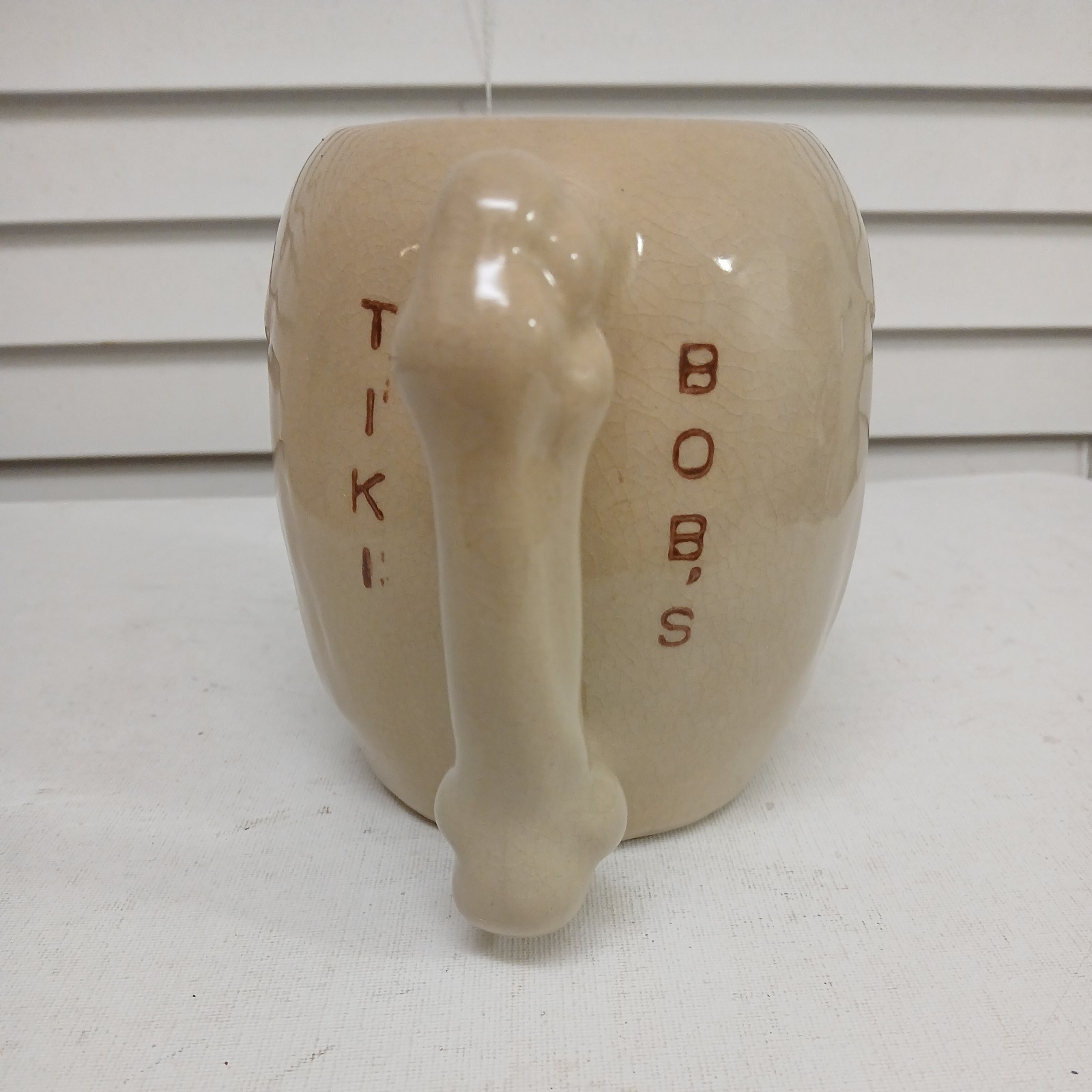 ULTRA RARE AUTHENTIC STICKER Vintage TIKI BOB'S SAN FRANCISCO 1950s SKULL MUG