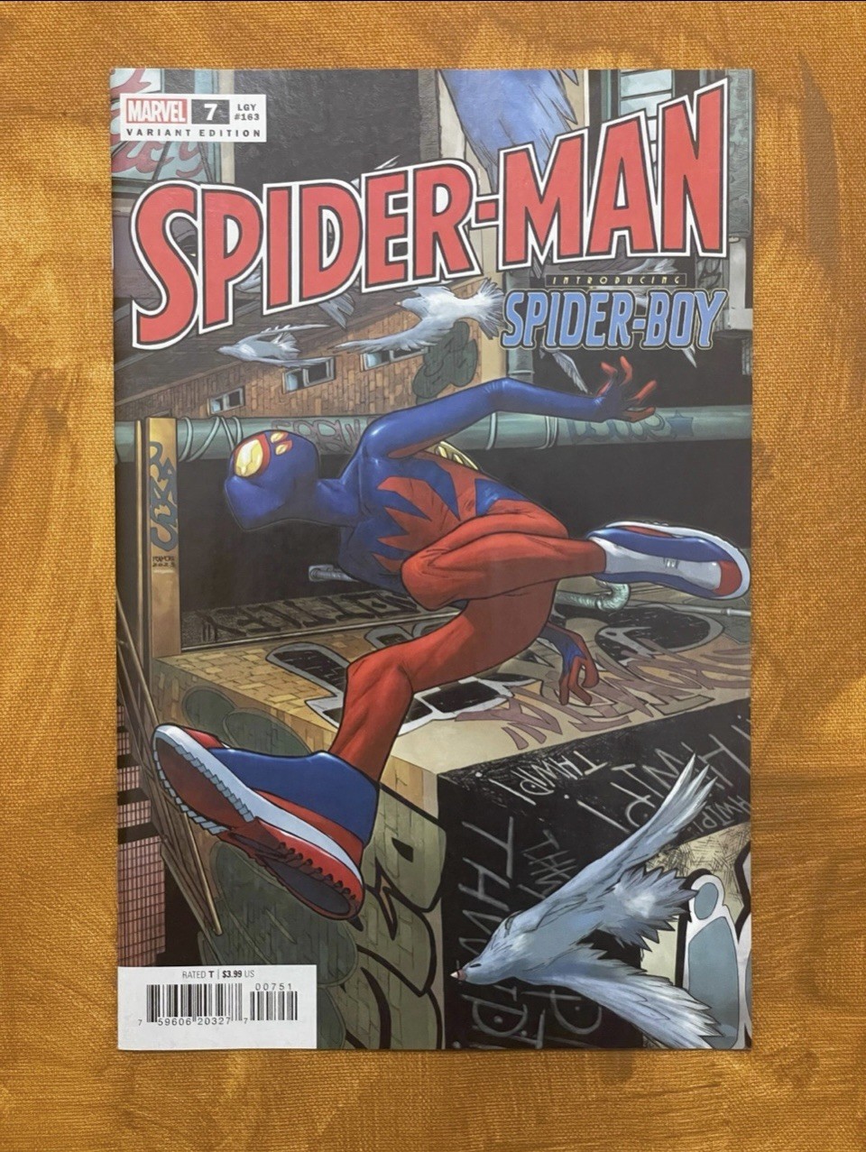 Spider-Man #7 Ramos Top Secret Spoiler Variant - Marvel 1st Spider-Boy (2023) Spider-Man #7 Ramos Top Secret Spoiler Variant - Marvel 1st Spider-Boy (2023)