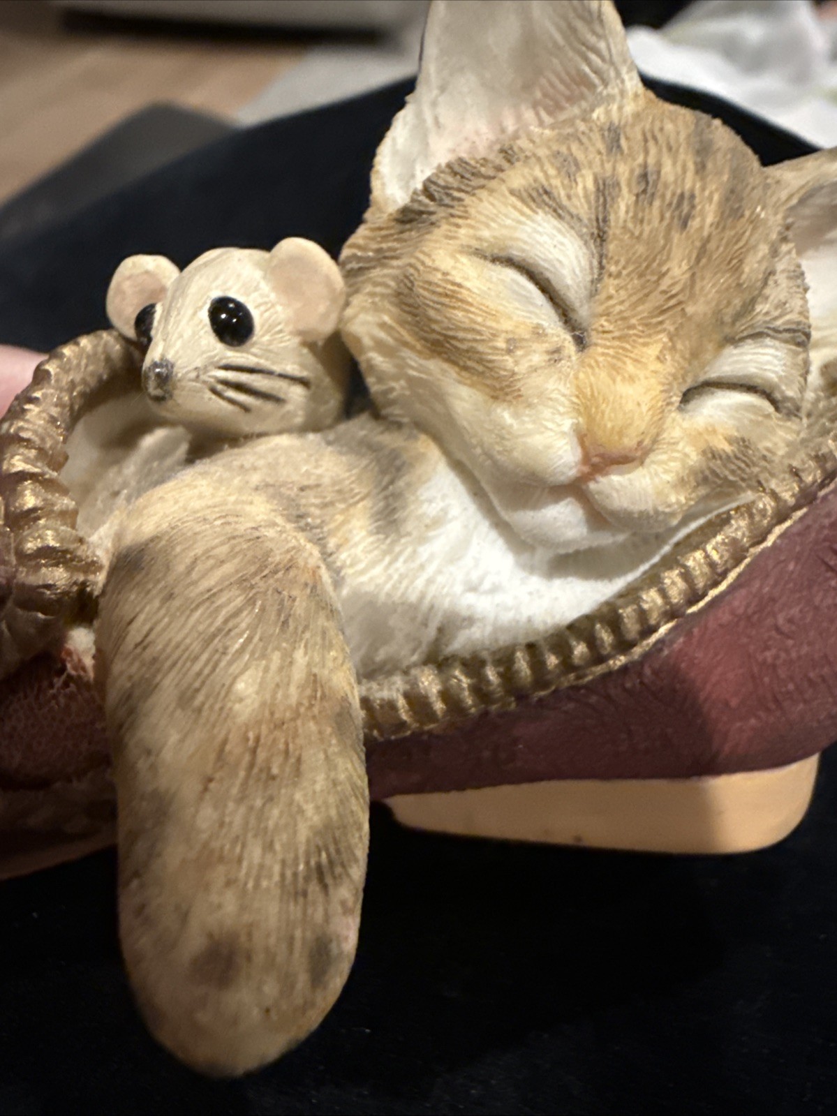 Vintage Country Artists Bedtime Stories Cat and Mouse in Slipper - Collectible Vintage Country Artists Bedtime Stories Cat and Mouse in Slipper - Collectible
