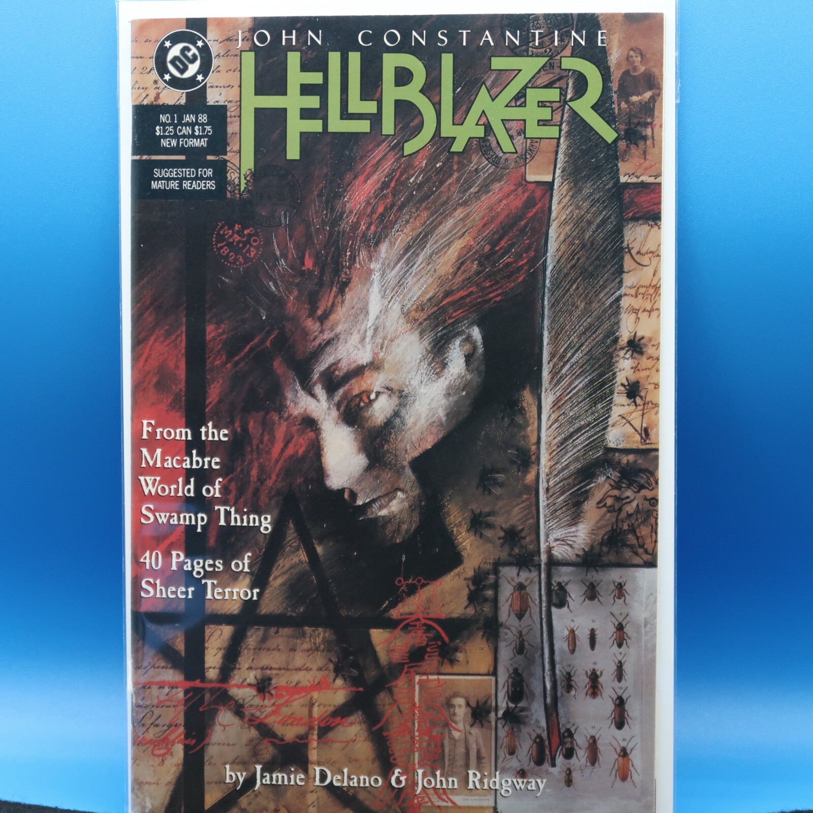 Hellblazer #1-🗝️1st Ongoing Title Series-🔑1st App. Of Papa Midnite-NM/NM+ Hellblazer #1-🗝️1st Ongoing Title Series-🔑1st App. Of Papa Midnite-NM/NM+