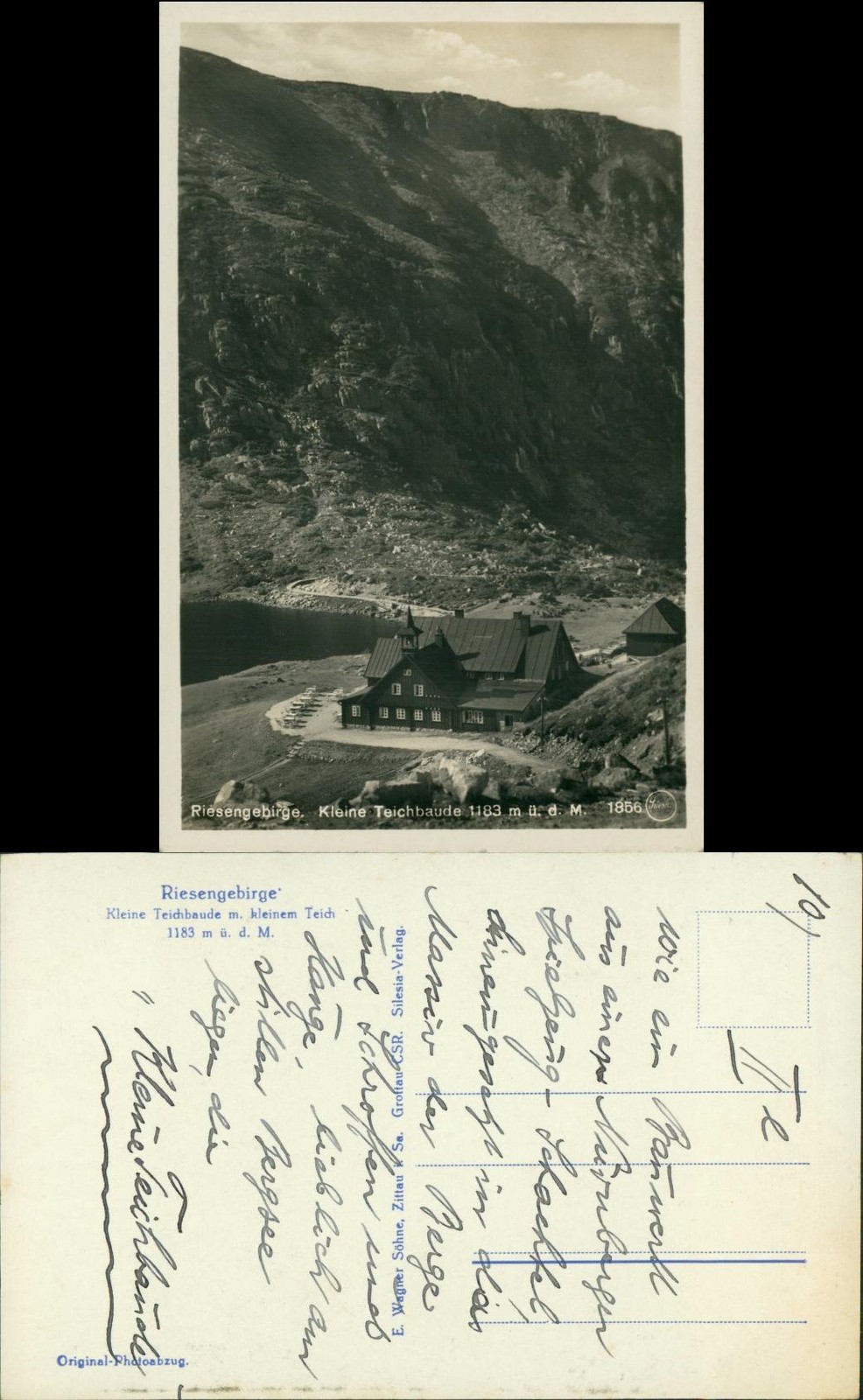 Brückenberg-Krummhübel Karpacz Górny Karpacz Small Pond Building 1929