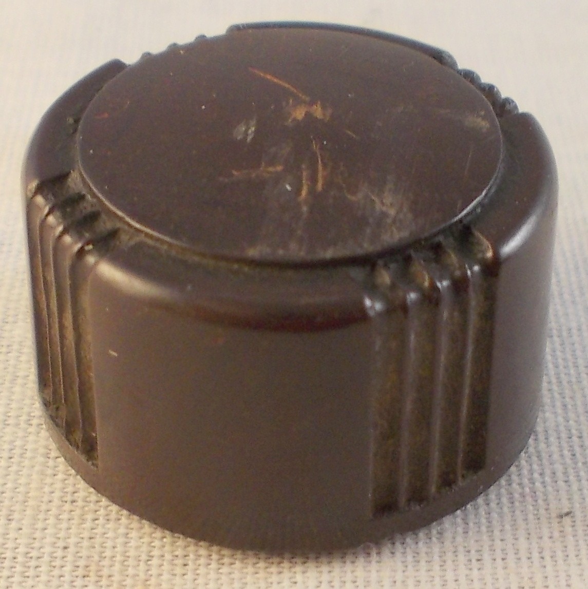 Vintage Crosley 24-AJ Tube Radio Knob Push-On Bakelite (1 knob)