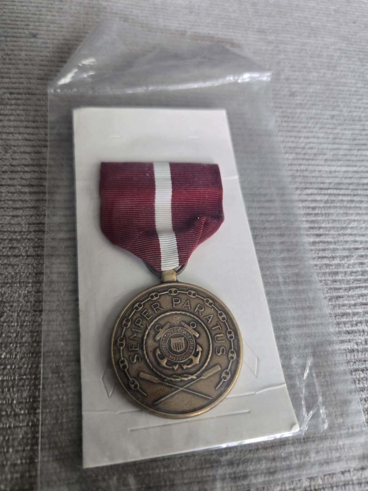 USCG US Coast Guard Good Conduct Medal  fullsized pinback NIB NIP