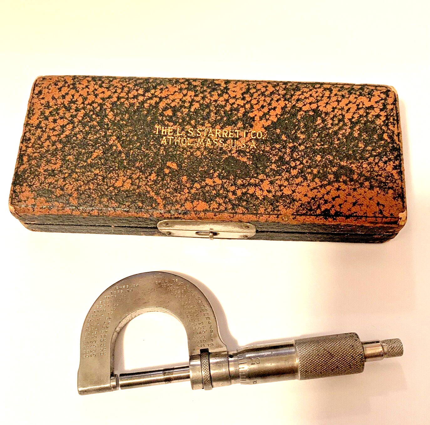 LS Starrett No. 3 Micrometer 0-1\