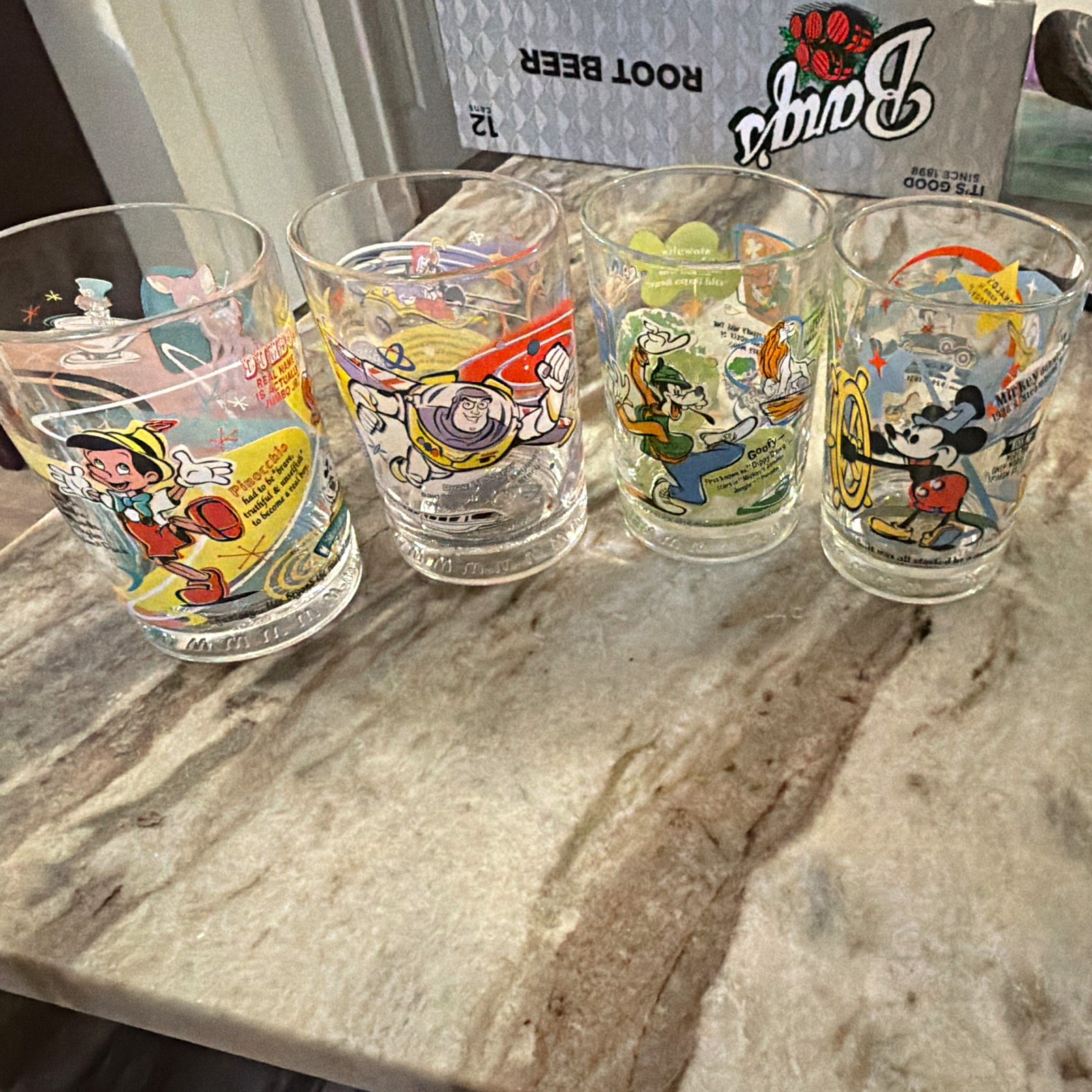 McDonald's Walt Disney World 100 Years of Magic Glasses Set, Disney