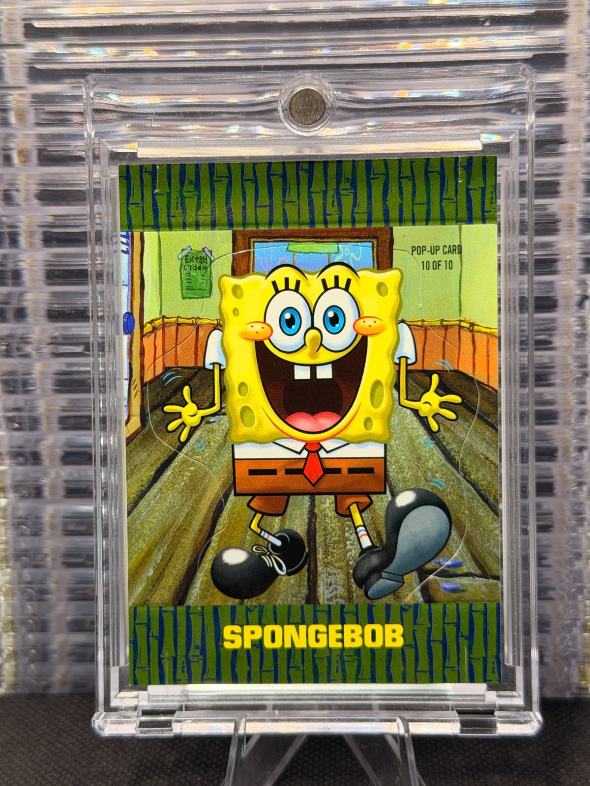 2009 Topps SpongeBob SquarePants Series 2 Pop Up 10 Rare Chase Card Nickelodeon