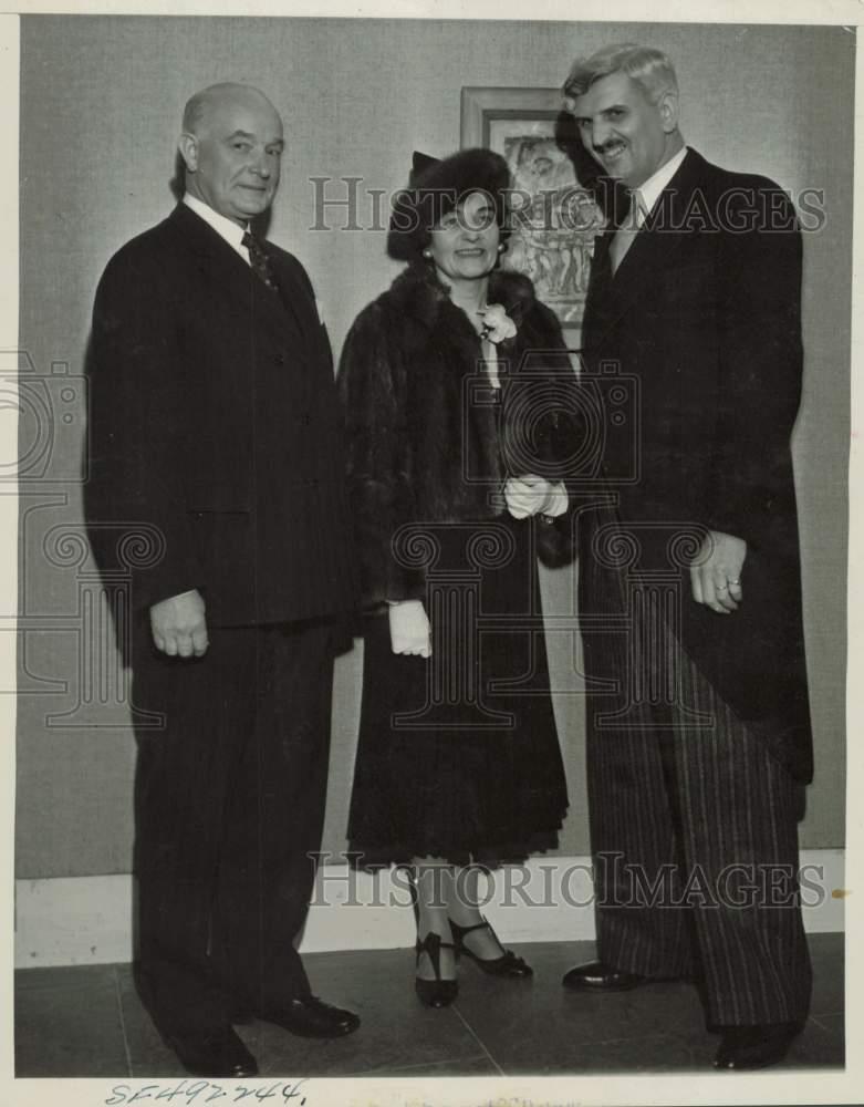1939 Press Photo French building dedication at Golden Gate Intl. Exposition, CA