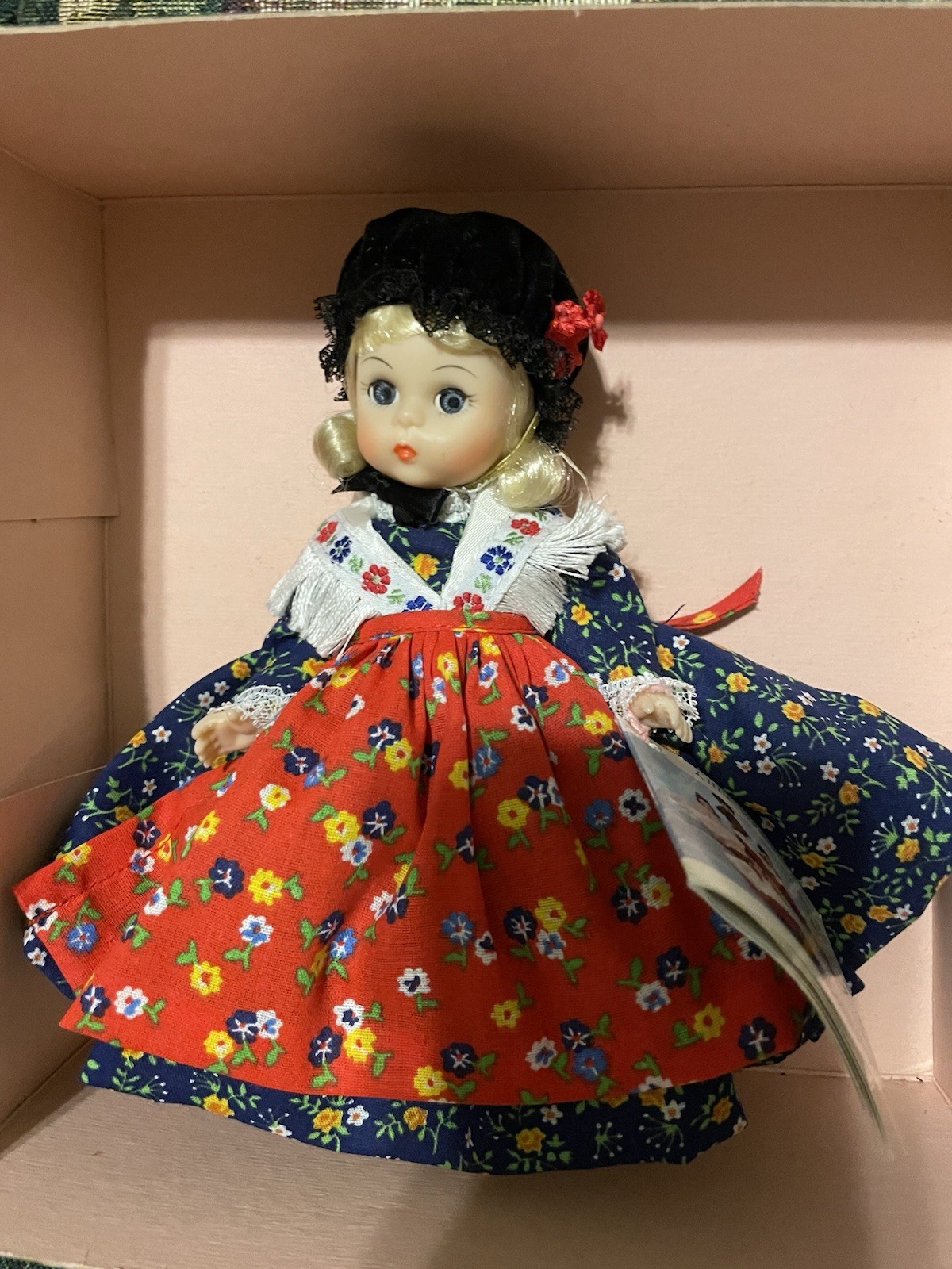 Vintage Madame Alexander 8 Inch #563 Germany Doll w/ Original box & a doll stand Vintage Madame Alexander 8 Inch #563 Germany Doll w/ Original box & a doll stand