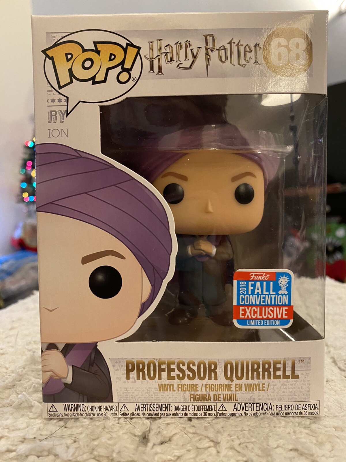 Funko POP - Harry Potter #68 -Professor Quirrell -2018 Fall Con Shared Exclusive