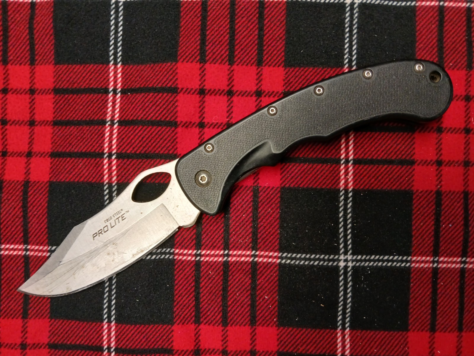 Cold Steel Pocket Knife \'Pro Lite\' Liner Lock Steel Blade Pocket Clip Cold Steel Pocket Knife \'Pro Lite\' Liner Lock Steel Blade Pocket Clip