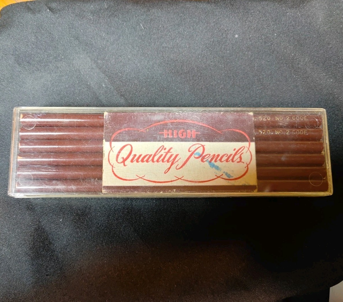 12 Vintage Illinois Central Railroad Form No. 520 No. 2 Code Pencils Boxed NOS