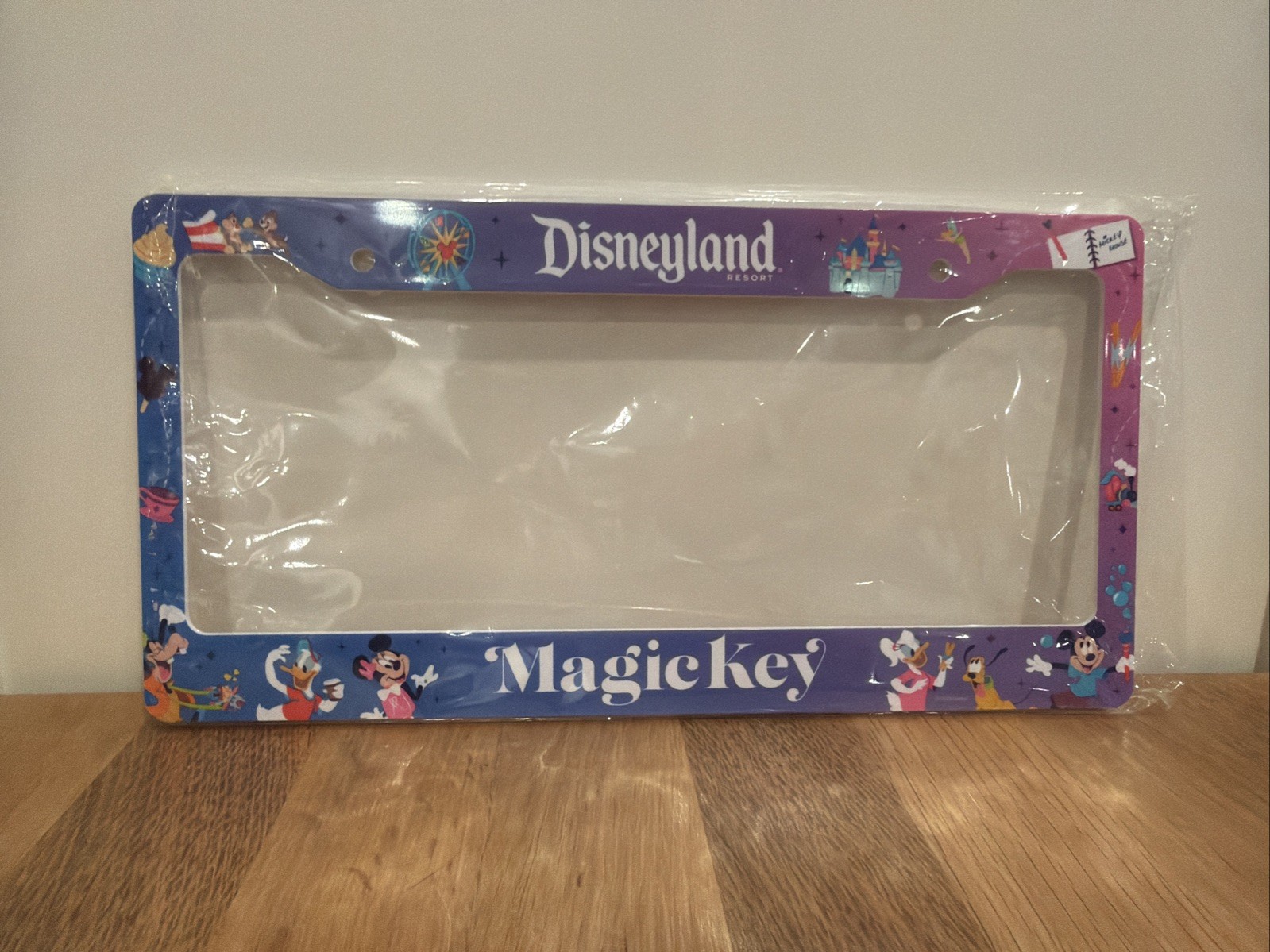 Disneyland Magic Key Collectible Decorative License Plate Frame 2026 Disneyland Magic Key Collectible Decorative License Plate Frame 2026