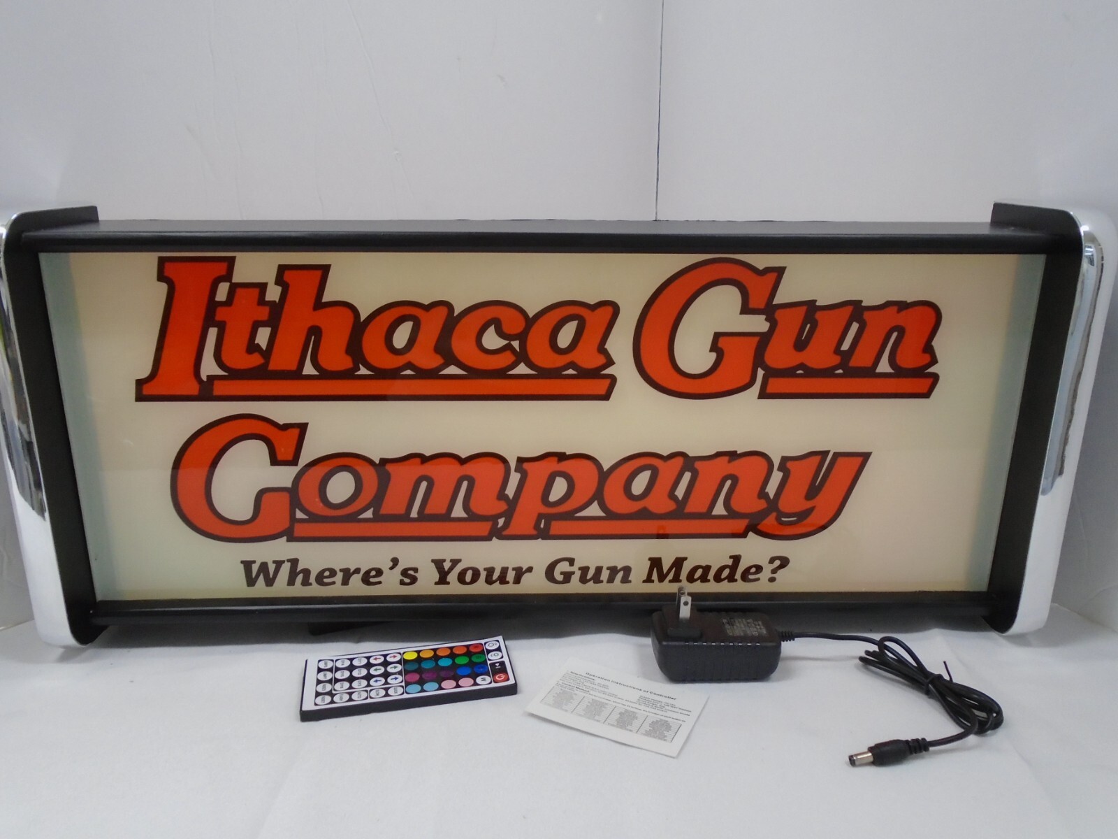 Ithaca Gun Company LED Display lighted sign lightbox Hanging Light Ithaca Gun Company LED Display lighted sign lightbox Hanging Light