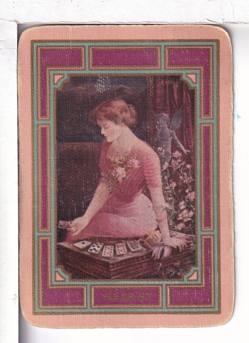 Single Vintage Playing Card U.S. Wide Named 