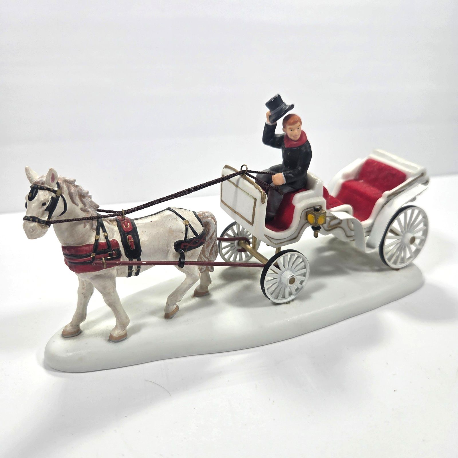 Department 56 Horse Drawn Carriage Dickens Village Accessory Victorian Coach