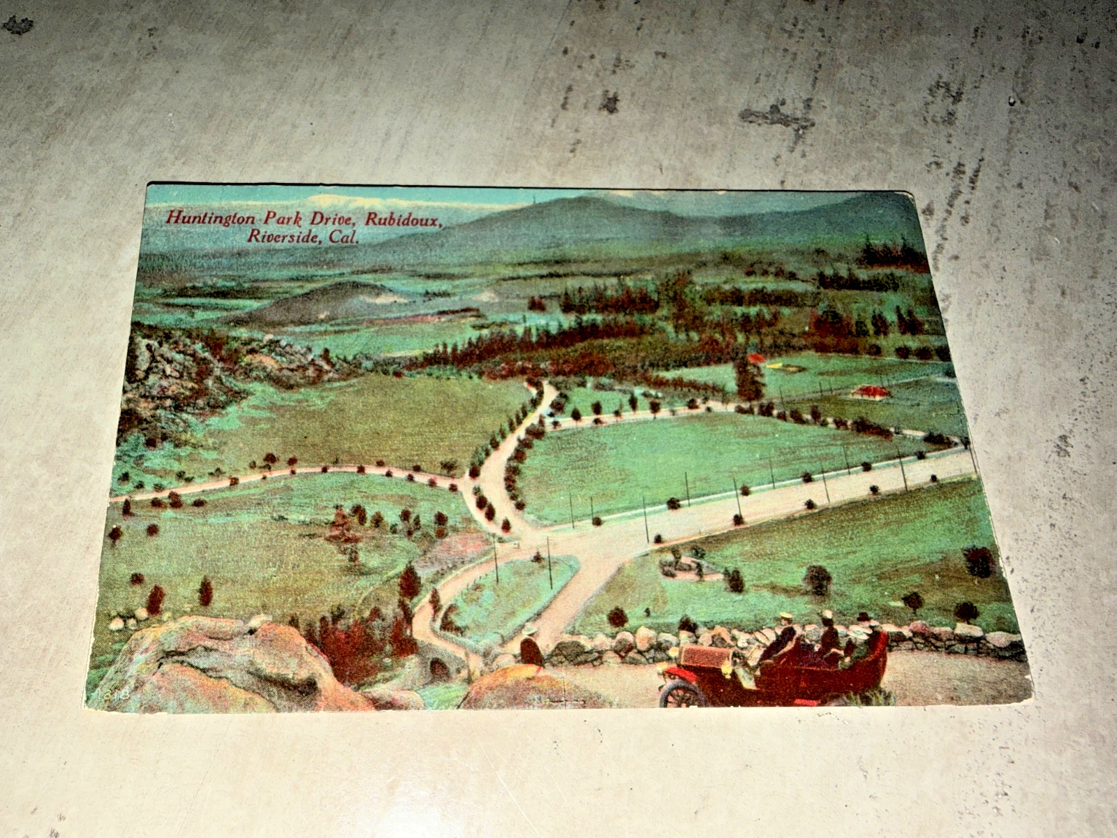 Huntington Park Drive Rubidoux Riverside CA Postcard Unposted Huntington Park Drive Rubidoux Riverside CA Postcard Unposted