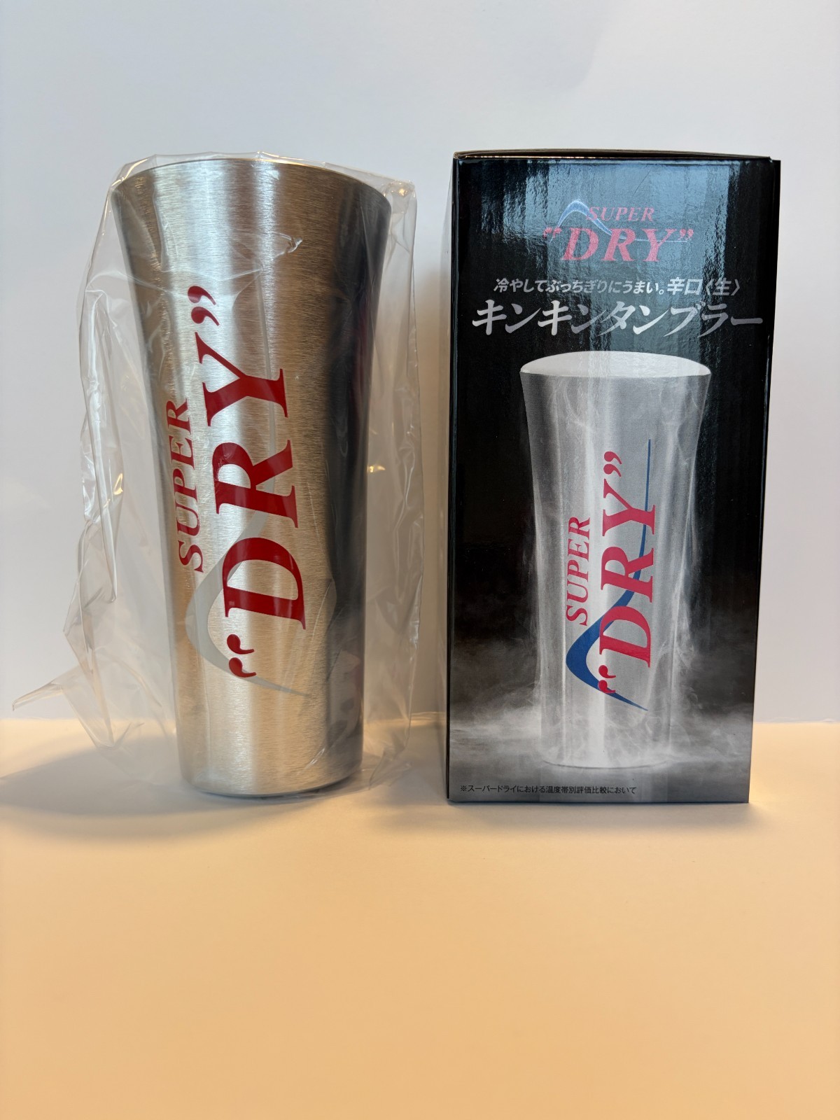 Asahi Beer Super DRY Tumbler 330ml Limited Edition Japan Asahi Beer Super DRY Tumbler 330ml Limited Edition Japan