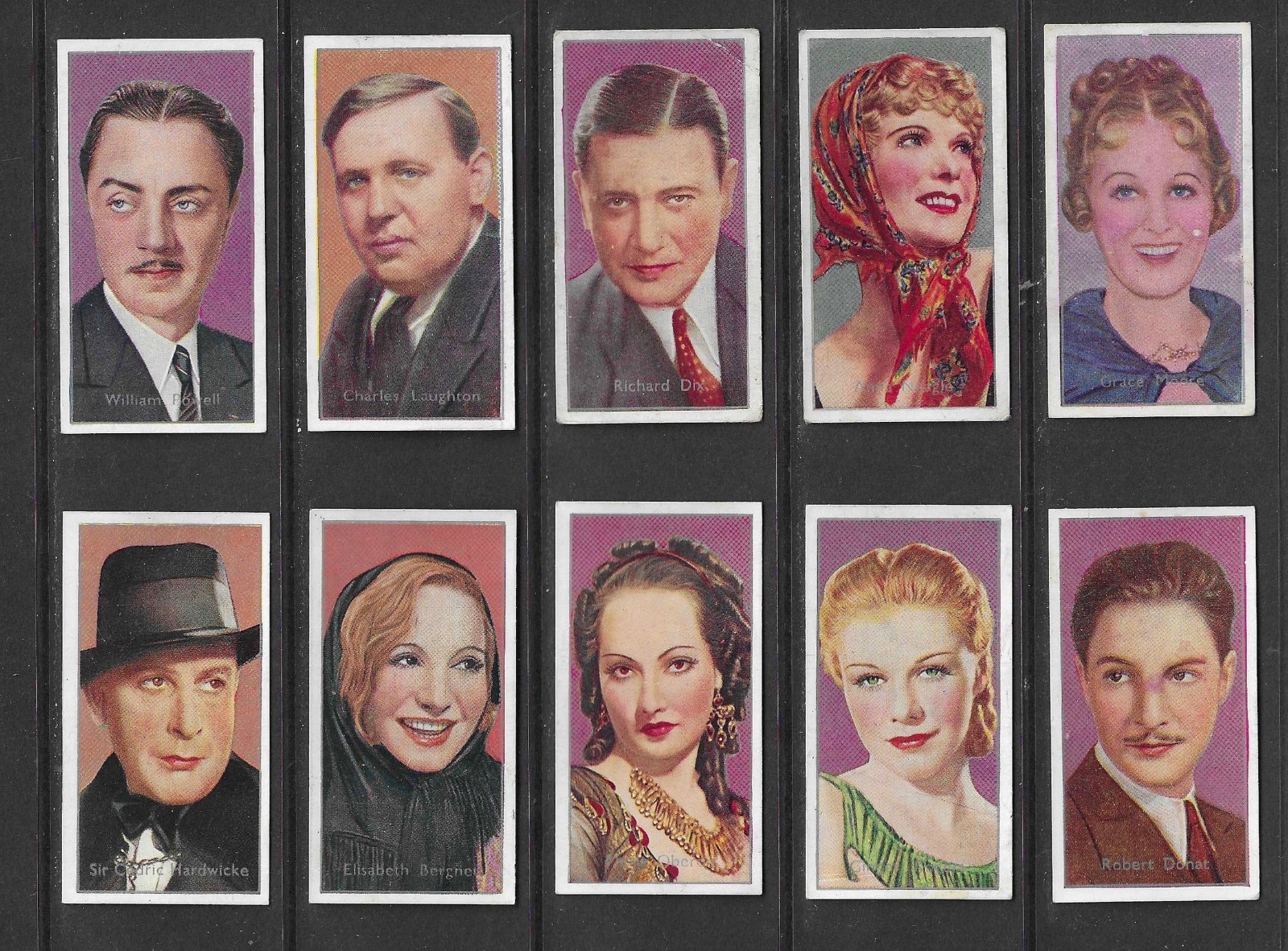 Carreras 1936 FILM STARS by Florence Desmond cigarette cards (28) Carreras 1936 FILM STARS by Florence Desmond cigarette cards (28)