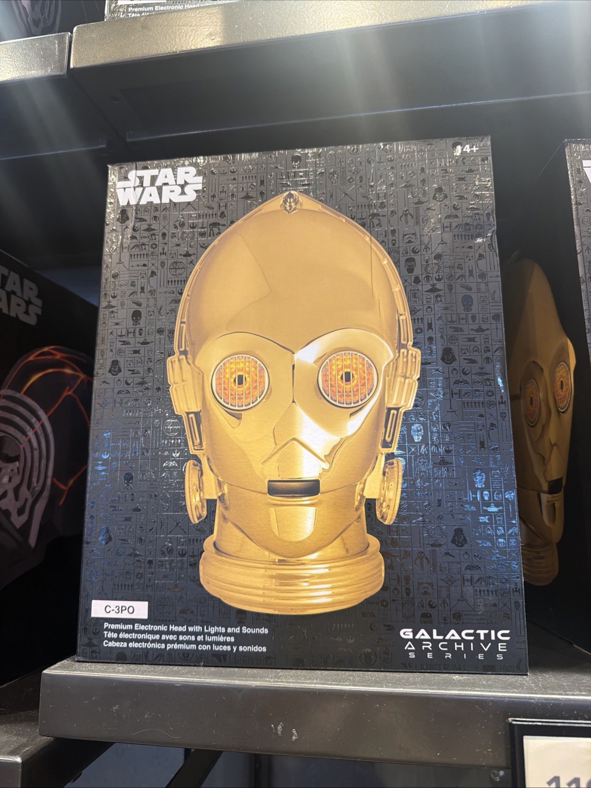 Disney Parks Star Wars C-3PO Galactic Archive Series Head Galaxy’s Edge Lights