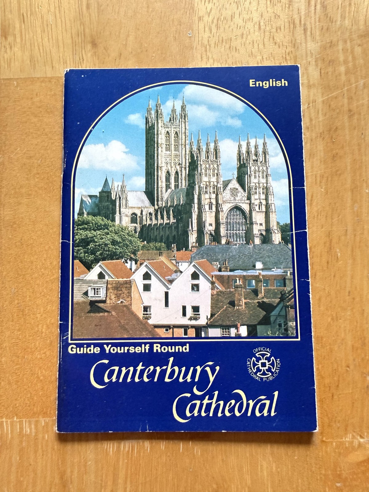 Vintage Guide Yourself Round Canterbury Cathedral Illustrated Travel Pamphlet UK