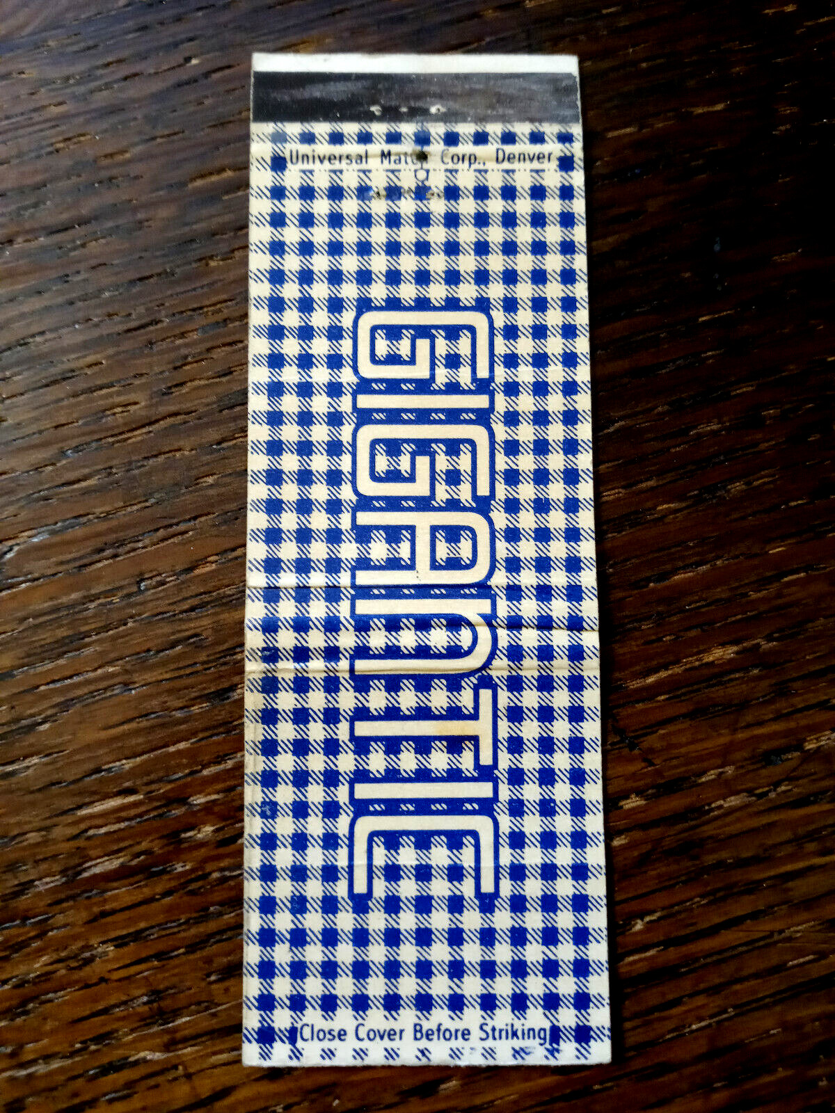 Vintage Matchbook: Gigantic Cleaners & Laundry, Denver, CO Vintage Matchbook: Gigantic Cleaners & Laundry, Denver, CO