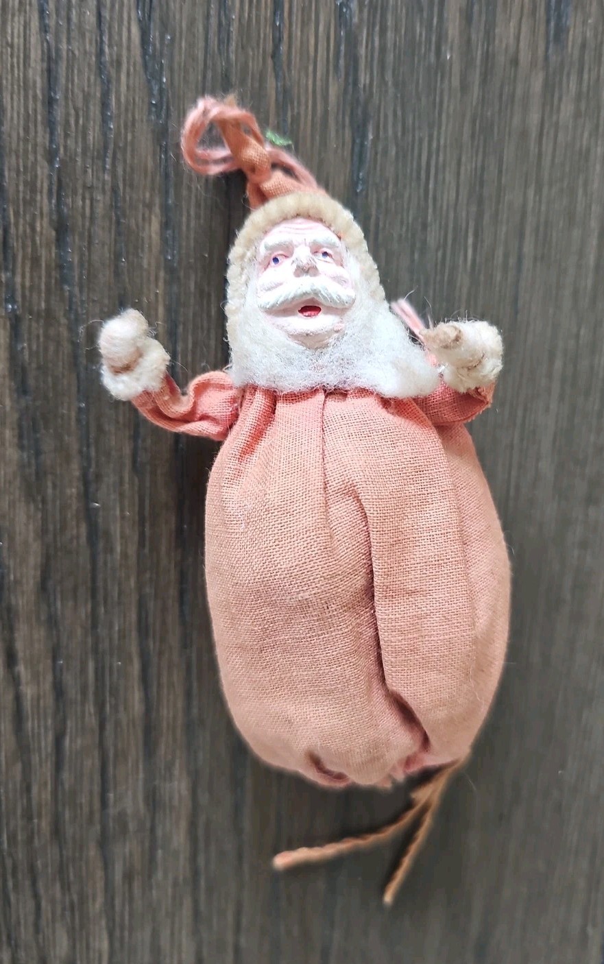 Antique German Santa Candy Container Ornament 3.5