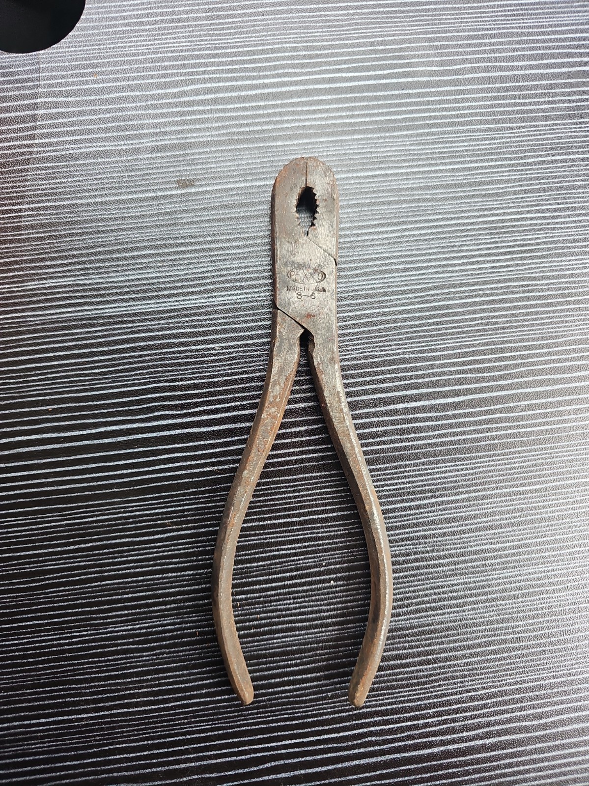 Rare Pexto 6-3 6 Inch Gas and Burner Pliers vintage usa T1