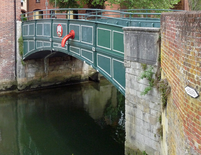 PHOTO  COSLANY BRIDGE NORWICH BY JAMES FROST 1804 MAKING IT THE CITY'S EARLIEST