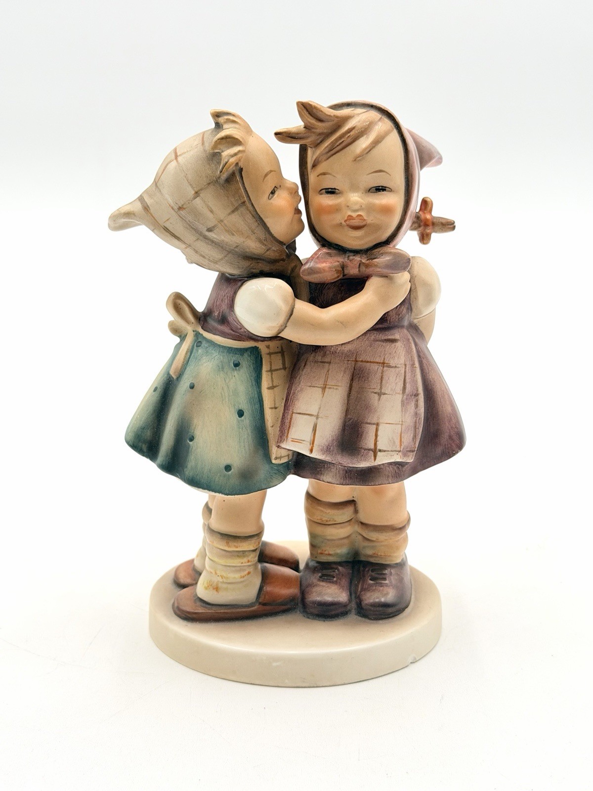 Vintage Goebel Hummel Telling Her Secret Figurine 196/1 TMK W Germany 1948 READ