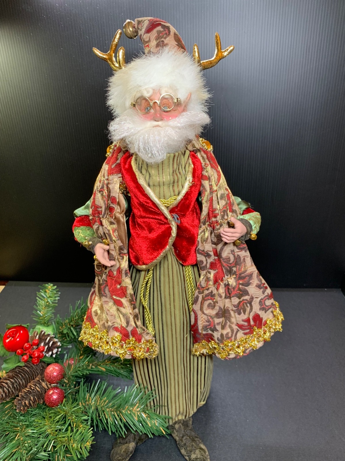 2007 Mark Roberts Reindeer Fairy Wine Bag  51-75936  with Original Box