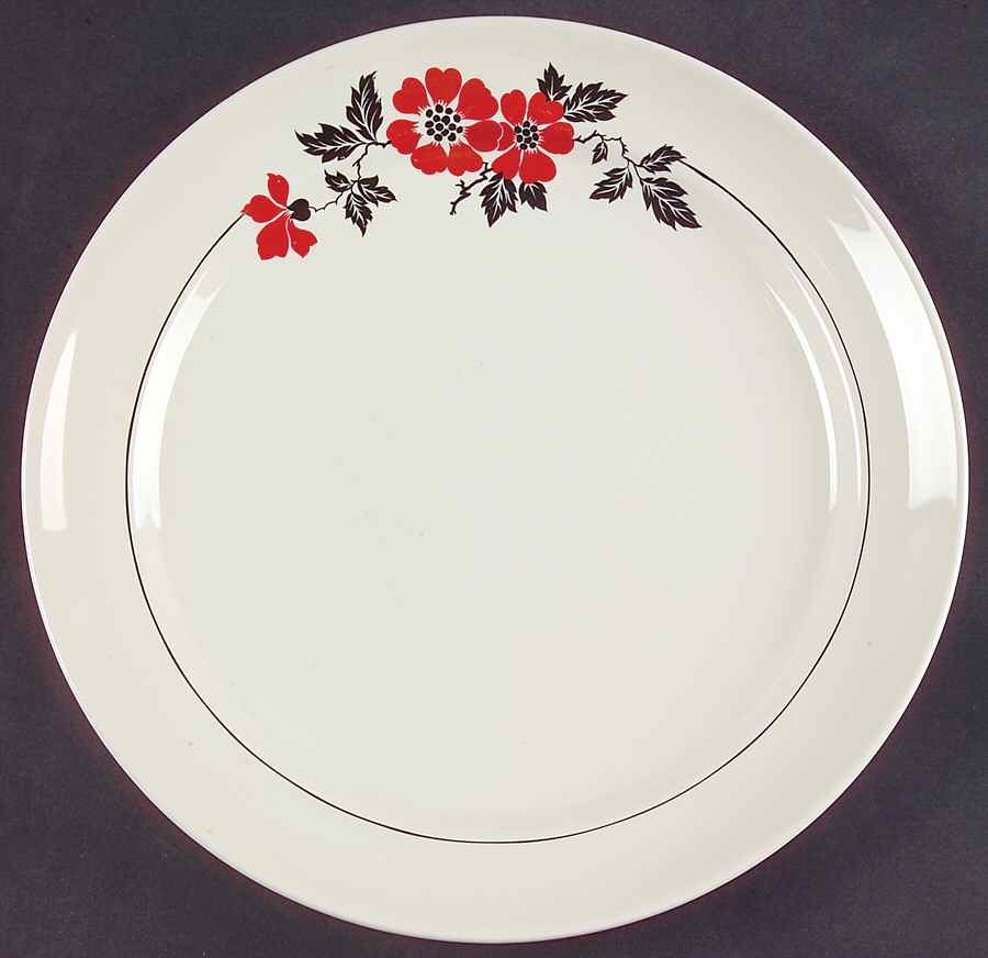 Hall Red Poppy  Dinner Plate 2472956