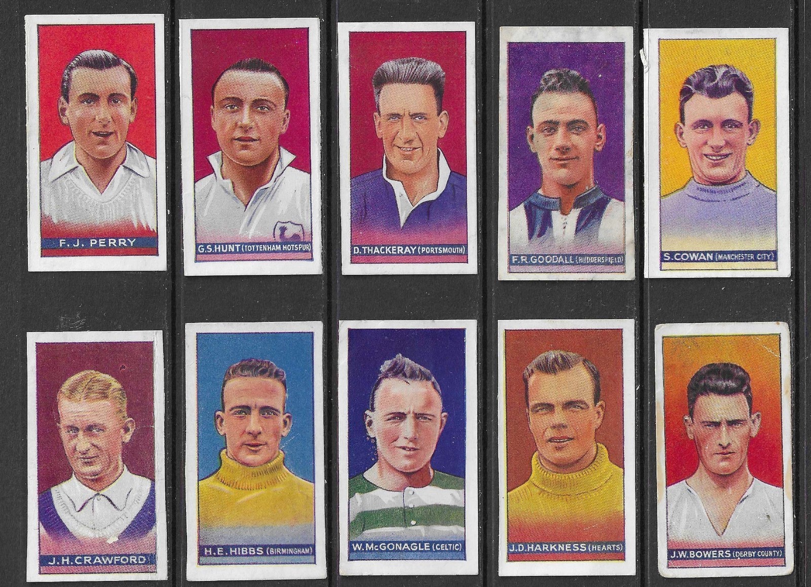 Amalagamated press 1934/5 SPORTSMEN OF THE WORLD cards (10)