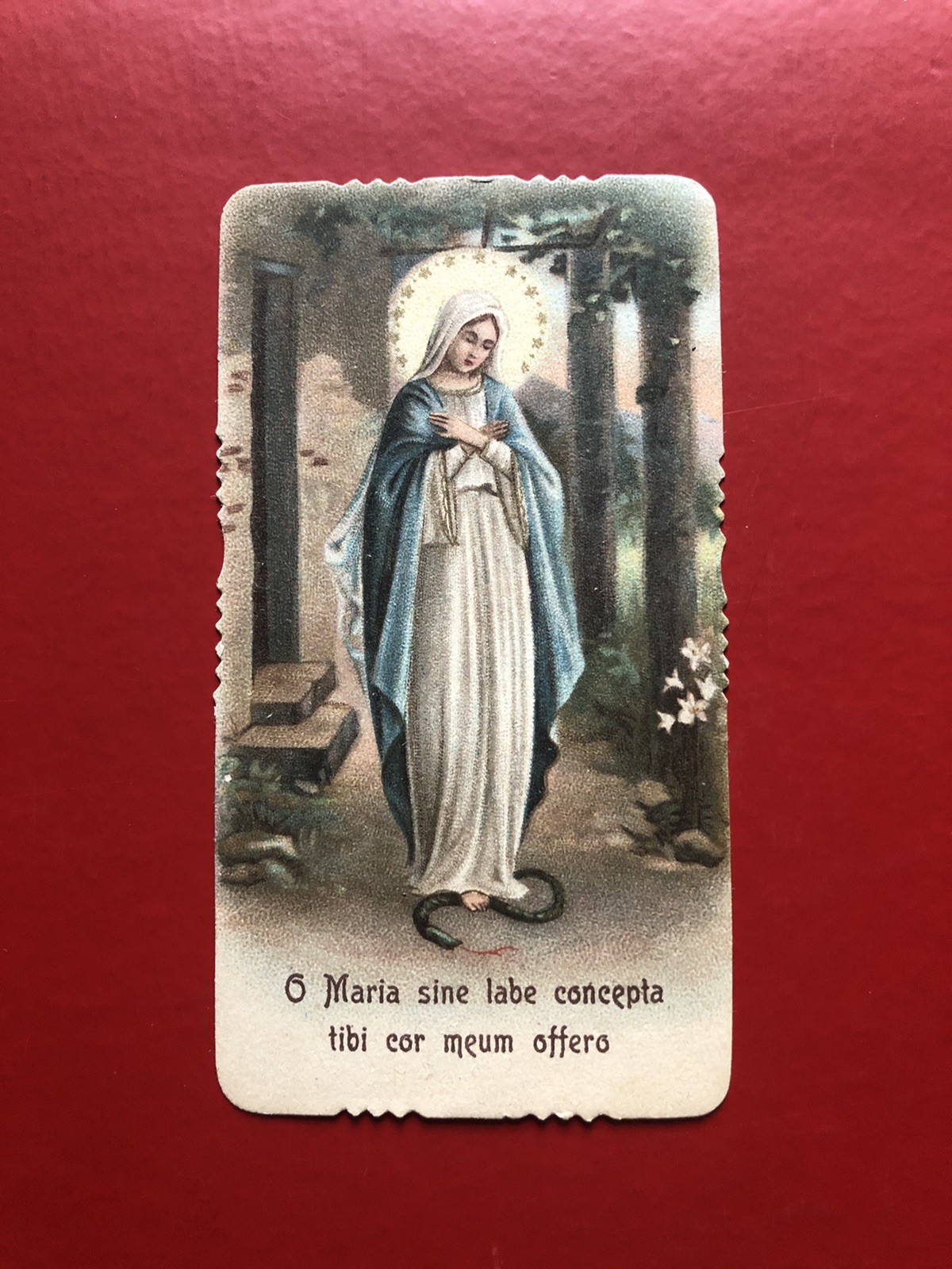 Antico Santino, Maria (Madonna), Ravennae, 27 Martii 1928. Antico Santino, Maria (Madonna), Ravennae, 27 Martii 1928.