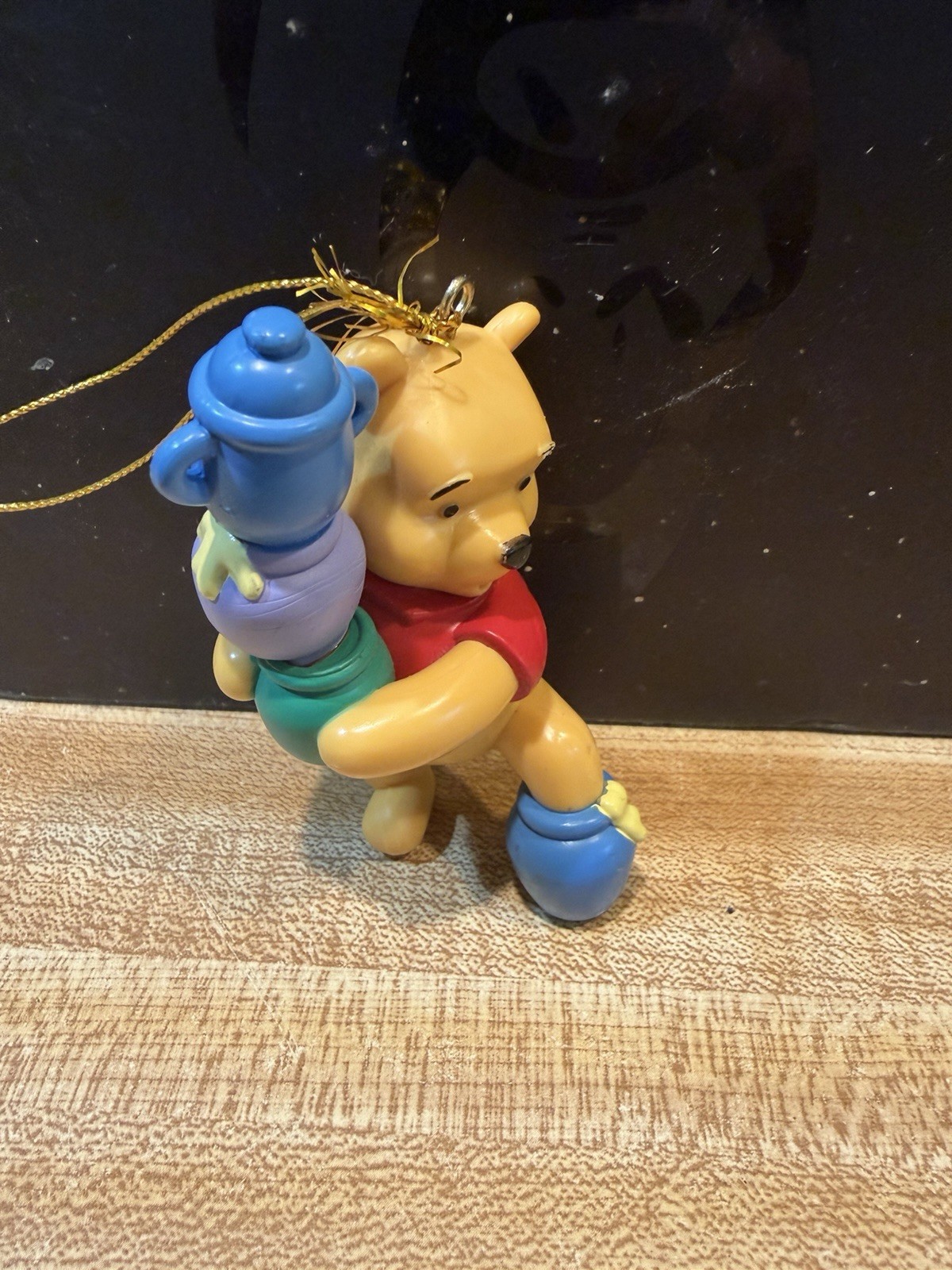 Disney Winnie the Pooh Christmas Ornament Carrying Honey Pots Vintage Style Disney Winnie the Pooh Christmas Ornament Carrying Honey Pots Vintage Style