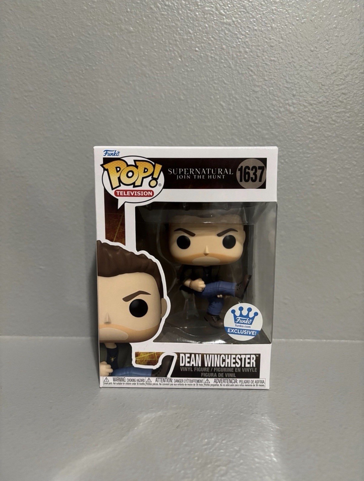 Funko Pop Vinyl Supernatural Dean Winchester #1637 Eye Of The Tiger + Protector Funko Pop Vinyl Supernatural Dean Winchester #1637 Eye Of The Tiger + Protector