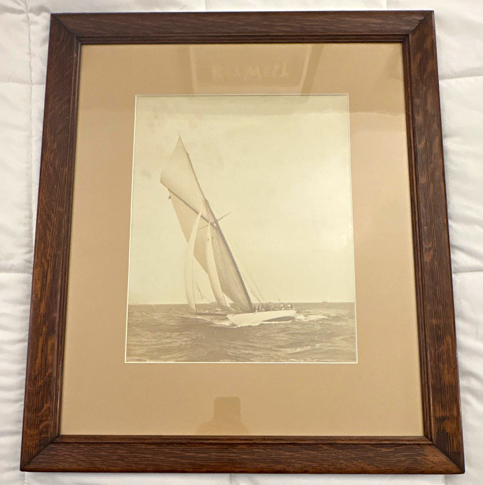 1895 The Defender By A.LOEFFLER Photographed Original Piece Incredibly Rare