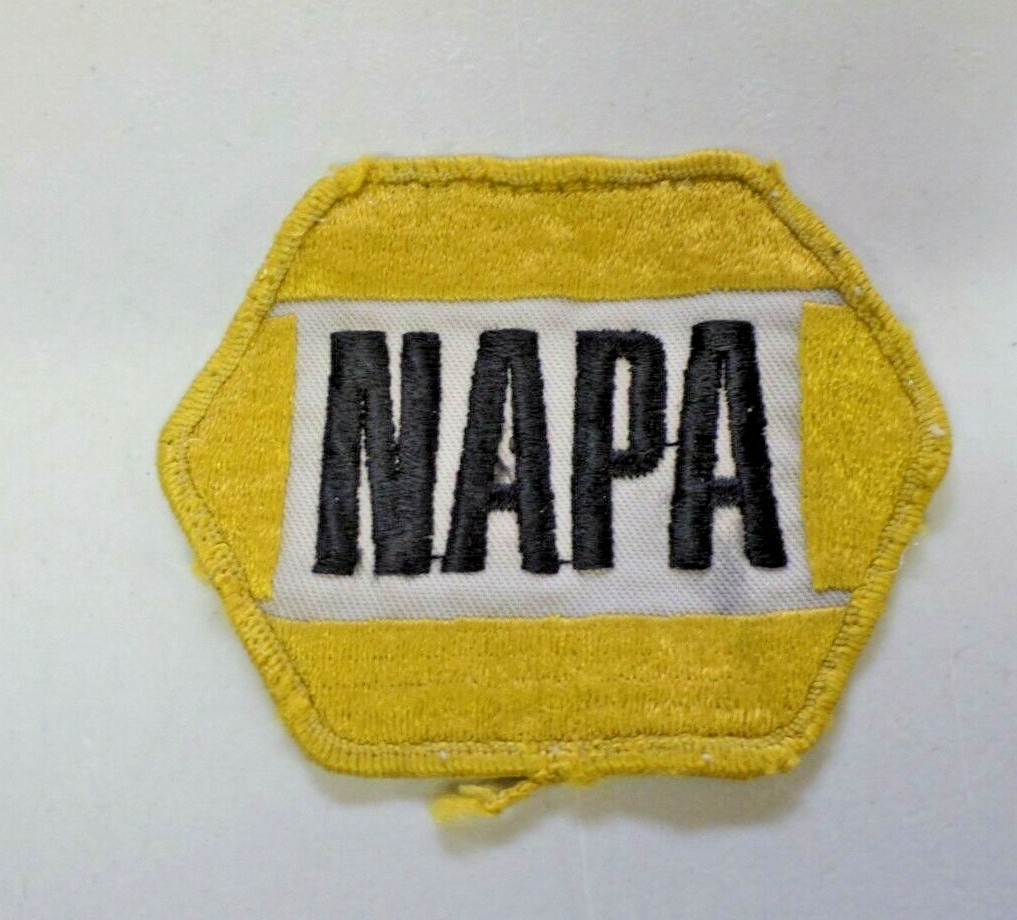 Vtg. NAPA Auto Parts NAPA Know How Old Style Embroidered Patch Used 5991