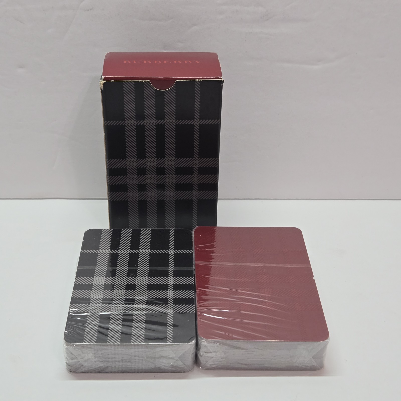 Vintage Authentic Burberry Playing Cards Double Deck - Brand New Factory Sealed Vintage Authentic Burberry Playing Cards Double Deck - Brand New Factory Sealed