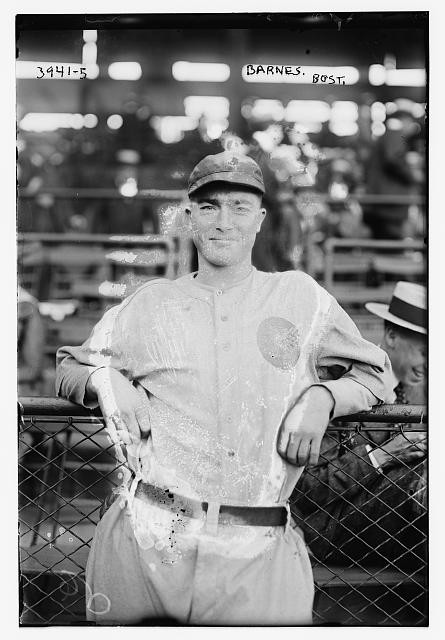 Boston Massachusetts USA Jesse Barnes 1917 Boston Braves Baseball Pitcher