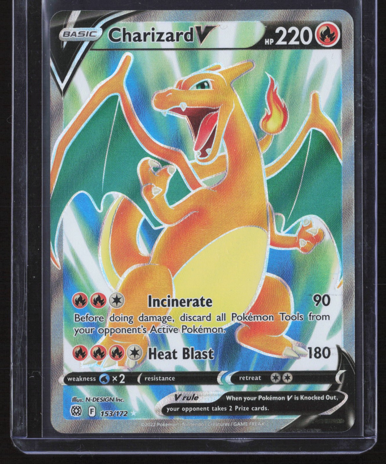 SWSH09: Brilliant Stars #153/172 Charizard V (Full Art)